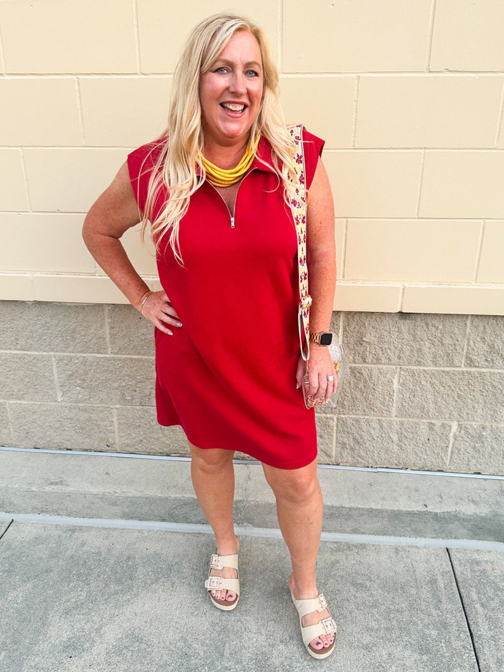 {FINAL SALE} Seminole Spirit Knit Polo Dress - The Pink Pineapple 850