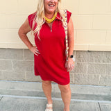{FINAL SALE} Seminole Spirit Knit Polo Dress - The Pink Pineapple 850