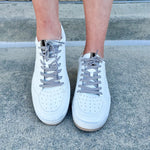 {FINAL SALE} Shu Shop Paz Star Sneakers in Sand Suede - The Pink Pineapple 850