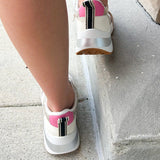 {FINAL SALE} Shu Shop Serafina Sneakers in Gold Snake - The Pink Pineapple 850