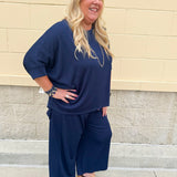 {FINAL SALE} Simply Unforgettable Dolman Sleeve Lounge Set - The Pink Pineapple 850