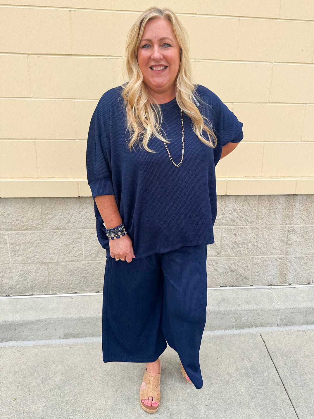 {FINAL SALE} Simply Unforgettable Dolman Sleeve Lounge Set - The Pink Pineapple 850