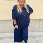 {FINAL SALE} Simply Unforgettable Dolman Sleeve Lounge Set - The Pink Pineapple 850