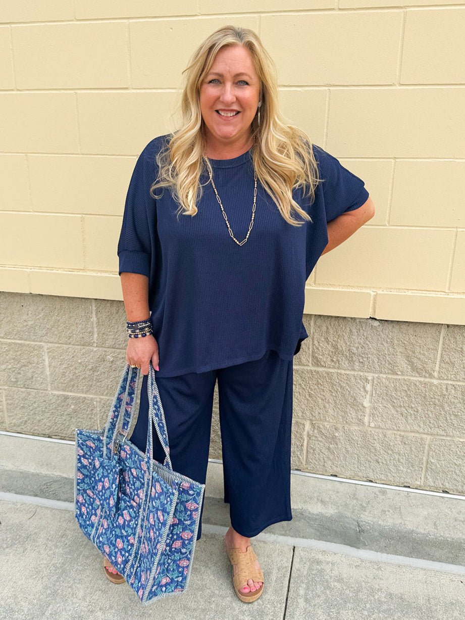 {FINAL SALE} Simply Unforgettable Dolman Sleeve Lounge Set - The Pink Pineapple 850