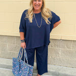 {FINAL SALE} Simply Unforgettable Dolman Sleeve Lounge Set - The Pink Pineapple 850