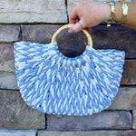 {FINAL SALE} Summer Straw Beach Tote Bag - The Pink Pineapple 850