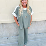 [FINAL SALE] Sunday Slow Ribbed Pants - The Pink Pineapple 850