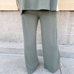 [FINAL SALE] Sunday Slow Ribbed Pants - The Pink Pineapple 850