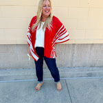 {FINAL SALE} Sunset Rally Kimono Cardigan - The Pink Pineapple 850