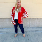 {FINAL SALE} Sunset Rally Kimono Cardigan - The Pink Pineapple 850