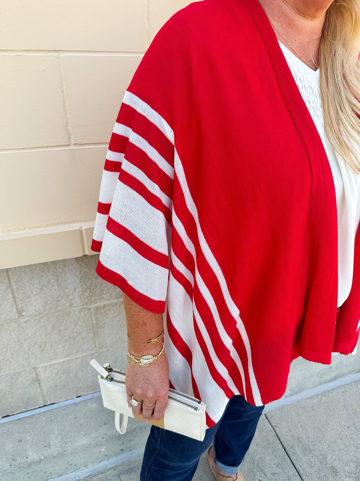 {FINAL SALE} Sunset Rally Kimono Cardigan - The Pink Pineapple 850