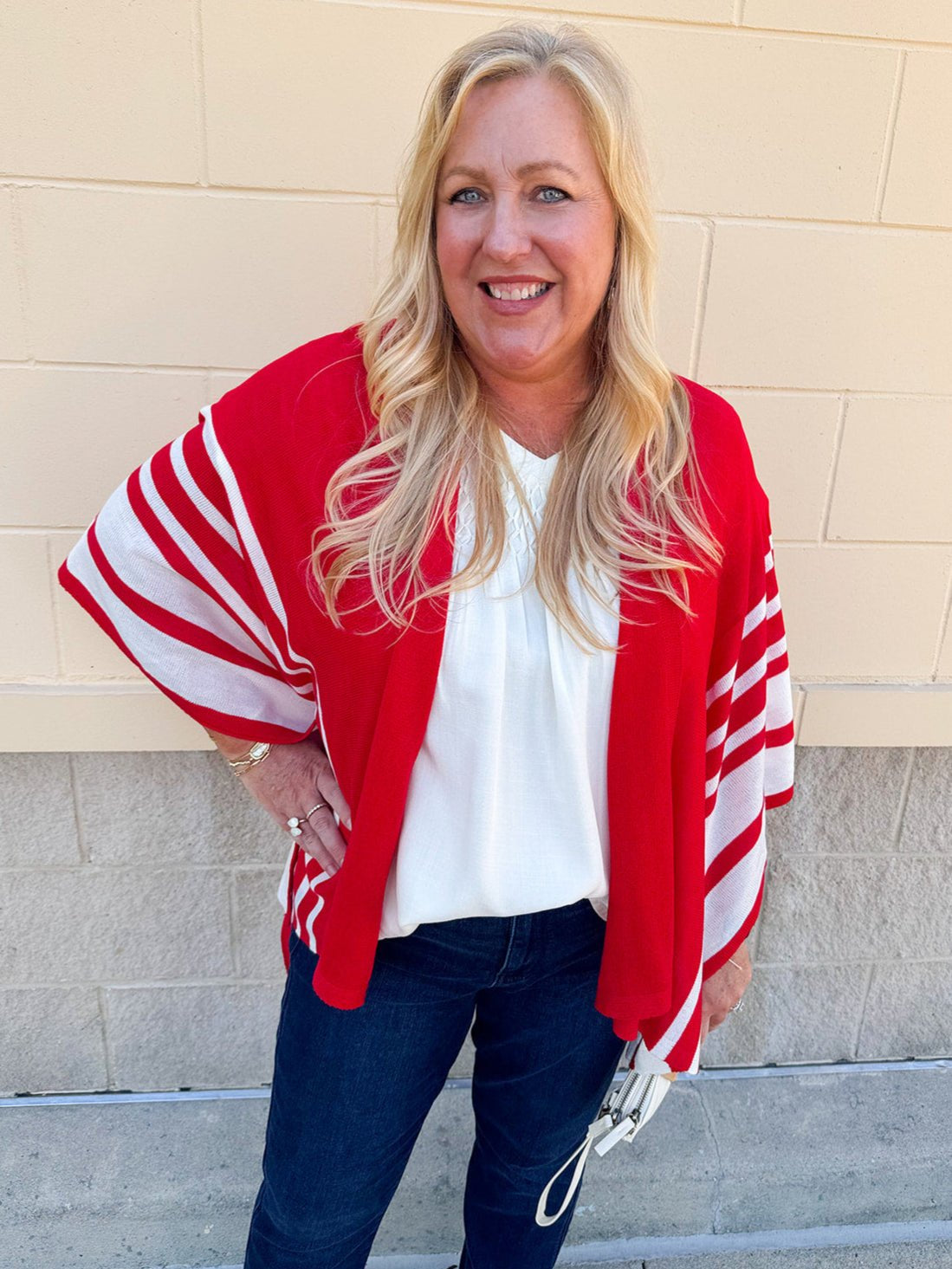 {FINAL SALE} Sunset Rally Kimono Cardigan - The Pink Pineapple 850