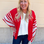 {FINAL SALE} Sunset Rally Kimono Cardigan - The Pink Pineapple 850