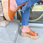 {FINAL SALE} The Banka Platform Wedge Sandals - The Pink Pineapple 850