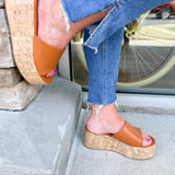 {FINAL SALE} The Banka Platform Wedge Sandals - The Pink Pineapple 850