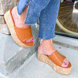 {FINAL SALE} The Banka Platform Wedge Sandals - The Pink Pineapple 850