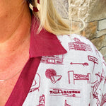 {FINAL SALE} The Tallahassee Elizabeth Top - The Pink Pineapple 850