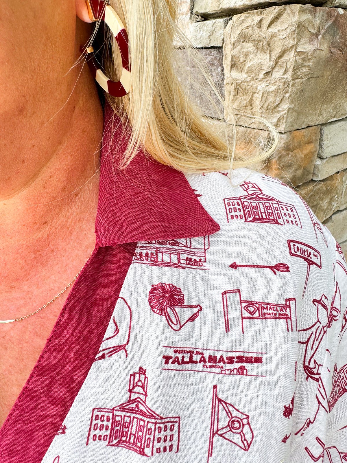 {FINAL SALE} The Tallahassee Elizabeth Top - The Pink Pineapple 850