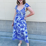 {FINAL SALE} Vacay Bound Sweetheart Maxi Dress - The Pink Pineapple 850