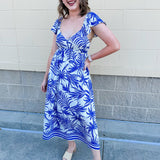 {FINAL SALE} Vacay Bound Sweetheart Maxi Dress - The Pink Pineapple 850