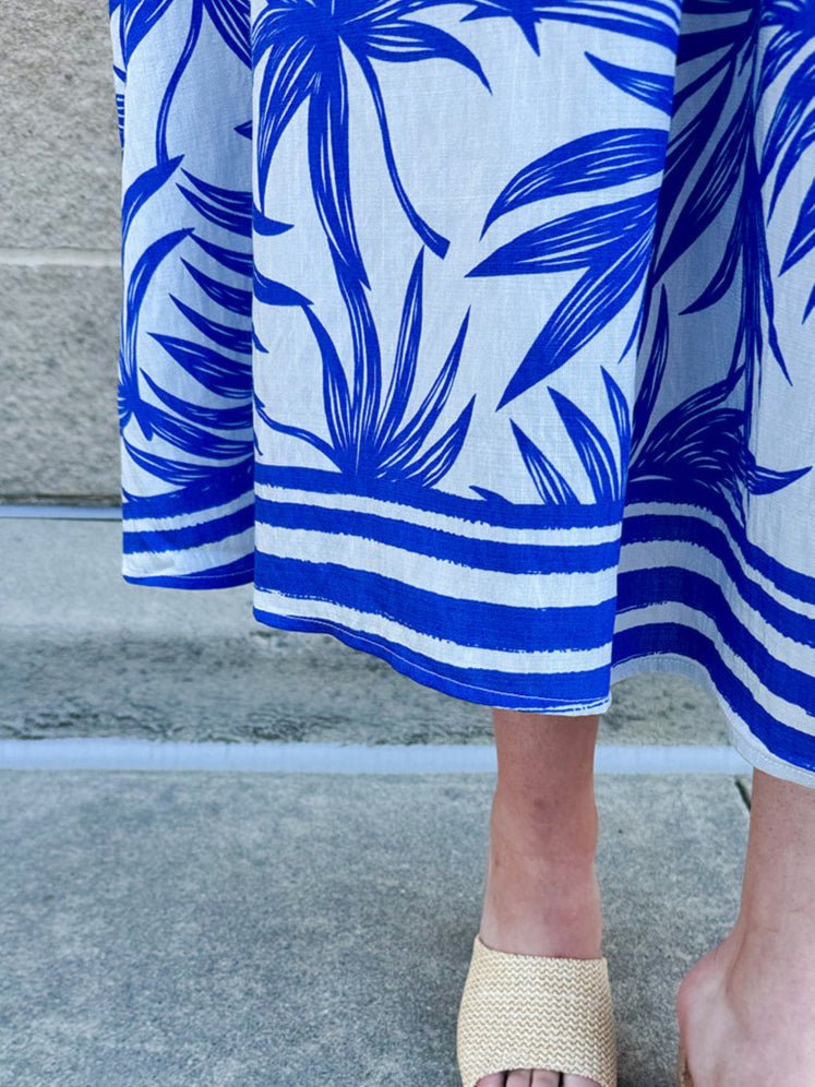 {FINAL SALE} Vacay Bound Sweetheart Maxi Dress - The Pink Pineapple 850