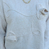 {FINAL SALE} Whimsical Touch Floral Sweater - The Pink Pineapple 850