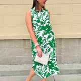 {FINAL SALE} Willow Lane Collared Midi Dress - The Pink Pineapple 850