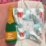 Fizz the Season Champagne Pillow - The Pink Pineapple 850