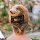 Flat Rectangle Hair Clip | Large | Tortoise - The Pink Pineapple 850