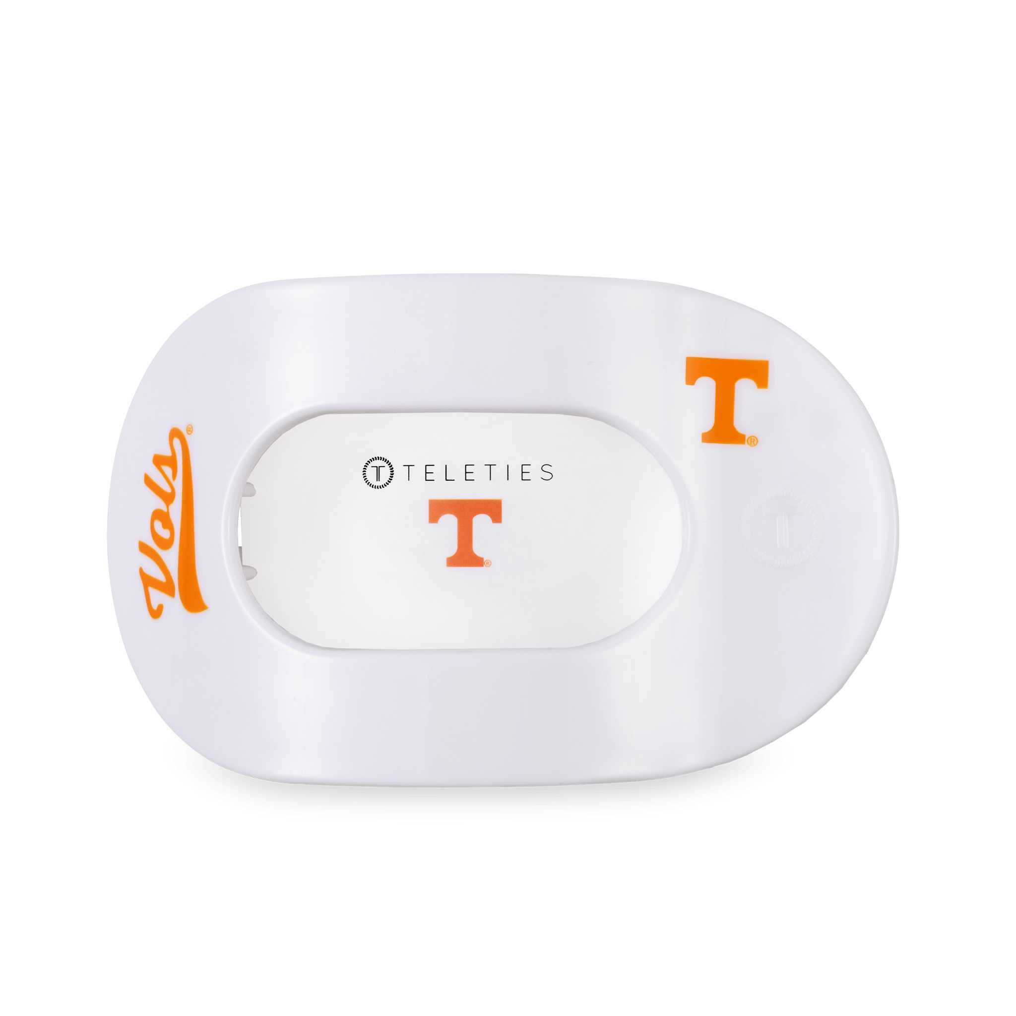 Flat Round Hair Clip | Large | Go Vols! - The Pink Pineapple 850