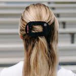 Flat Round Hair Clip | Medium | Go Dawgs! - The Pink Pineapple 850