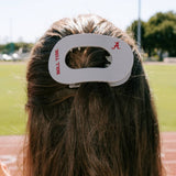 Flat Round Hair Clip | Medium | Roll Tide! - The Pink Pineapple 850