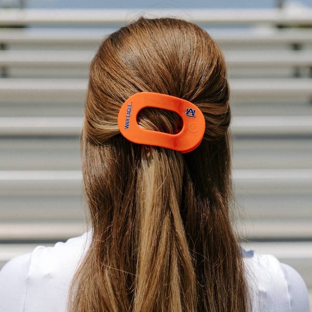 Flat Round Hair Clip | Medium | War Eagle! - The Pink Pineapple 850