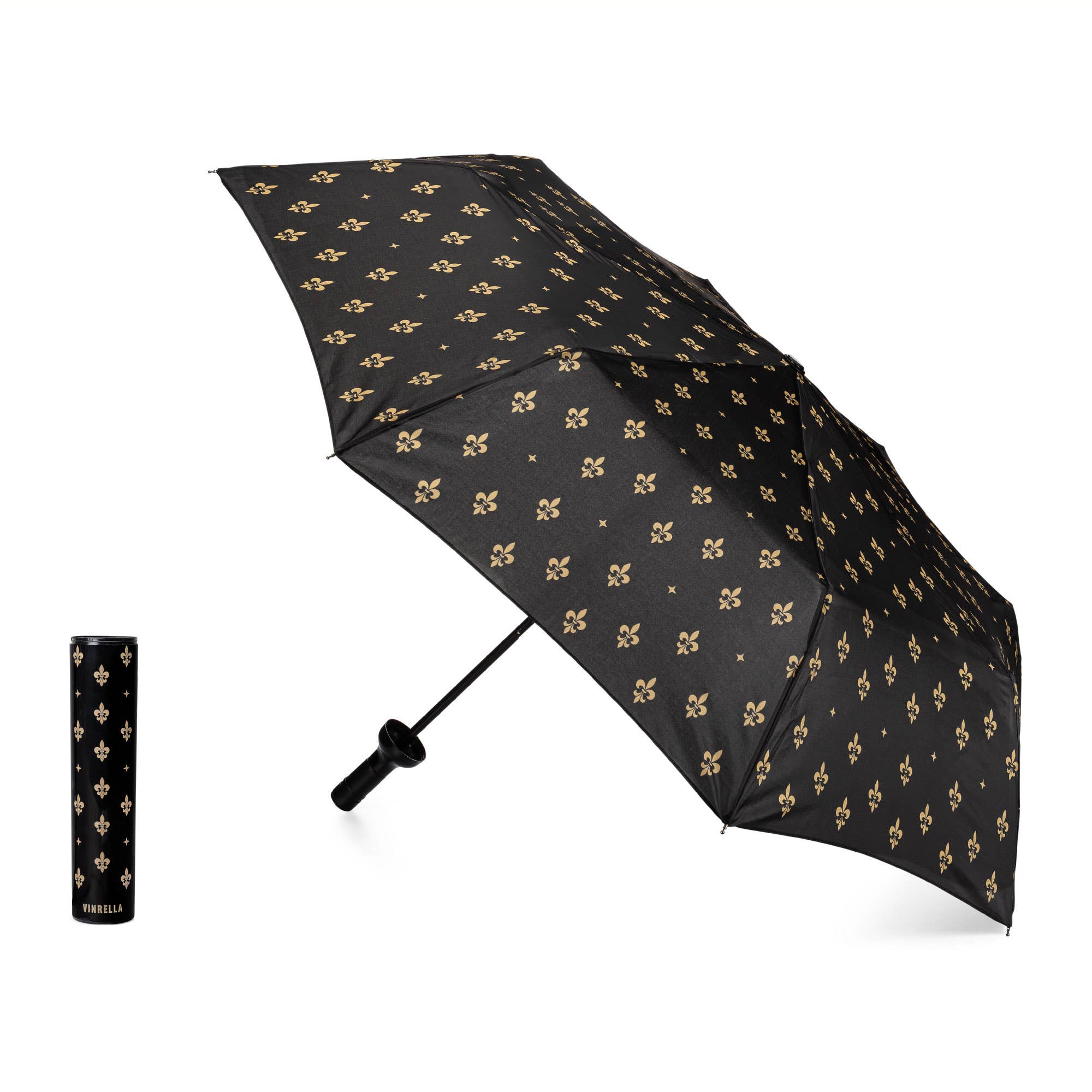 Fleur de Lis Bottle Umbrella - The Pink Pineapple 850
