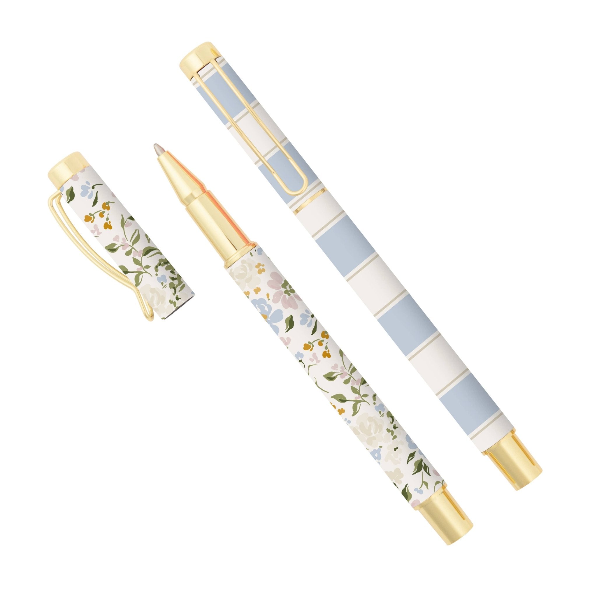 Floral Metal Pen Set - The Pink Pineapple 850