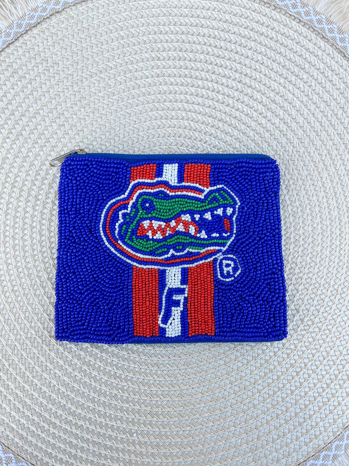 Florida Gators Beaded Pouch - The Pink Pineapple 850