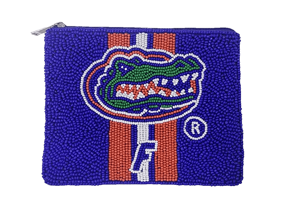 Florida Gators Beaded Pouch - The Pink Pineapple 850