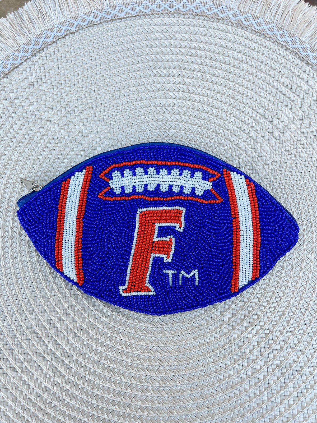 Florida Gators Football Beaded Pouch - The Pink Pineapple 850