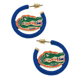 Florida Gators Logo Enamel Hoop Earrings - The Pink Pineapple 850