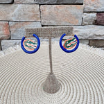 Florida Gators Logo Enamel Hoop Earrings - The Pink Pineapple 850