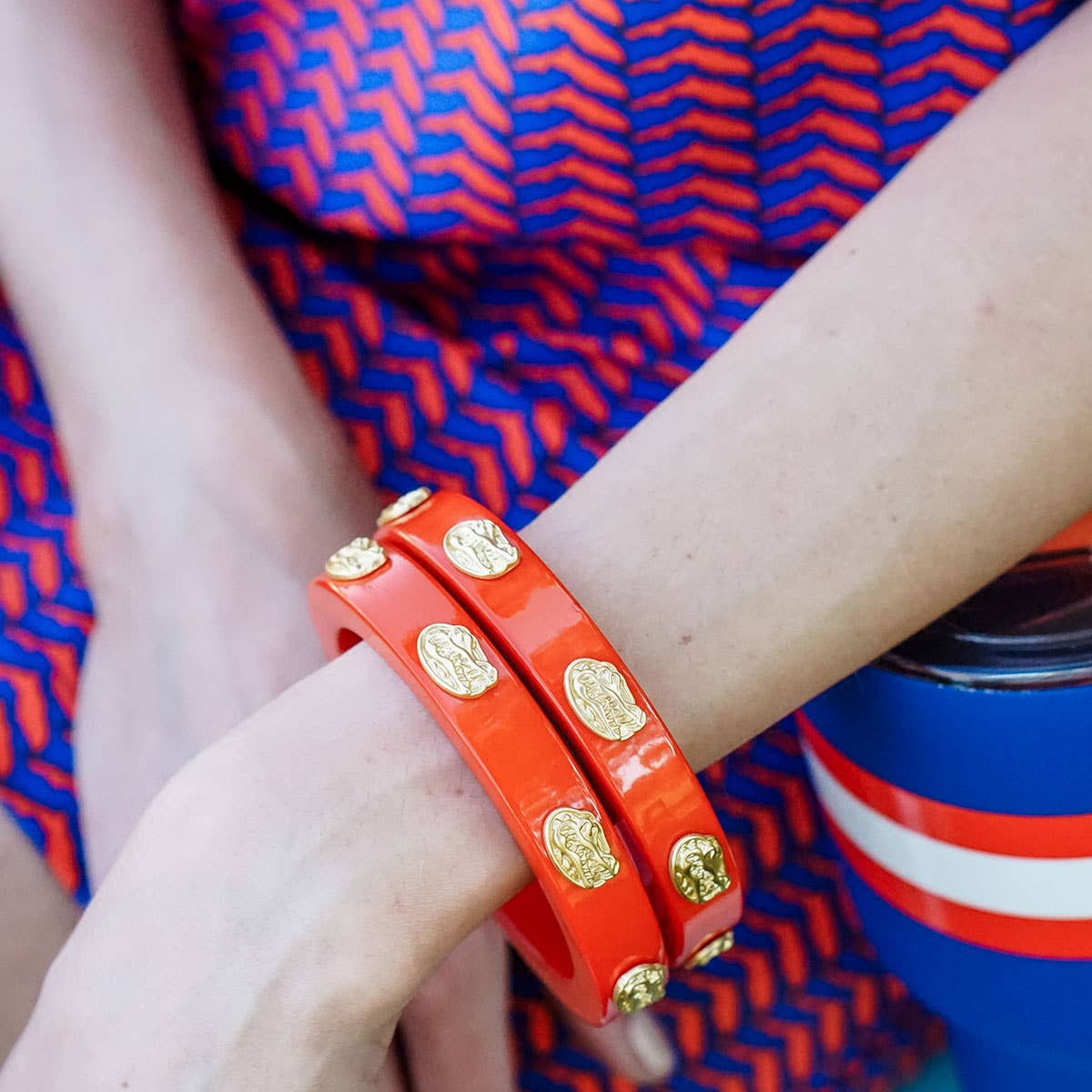 Florida Gators Resin Logo Bangle - The Pink Pineapple 850
