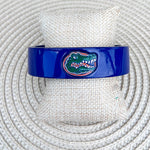 Florida Gators Resin Logo Cuff Bracelet in Blue - The Pink Pineapple 850