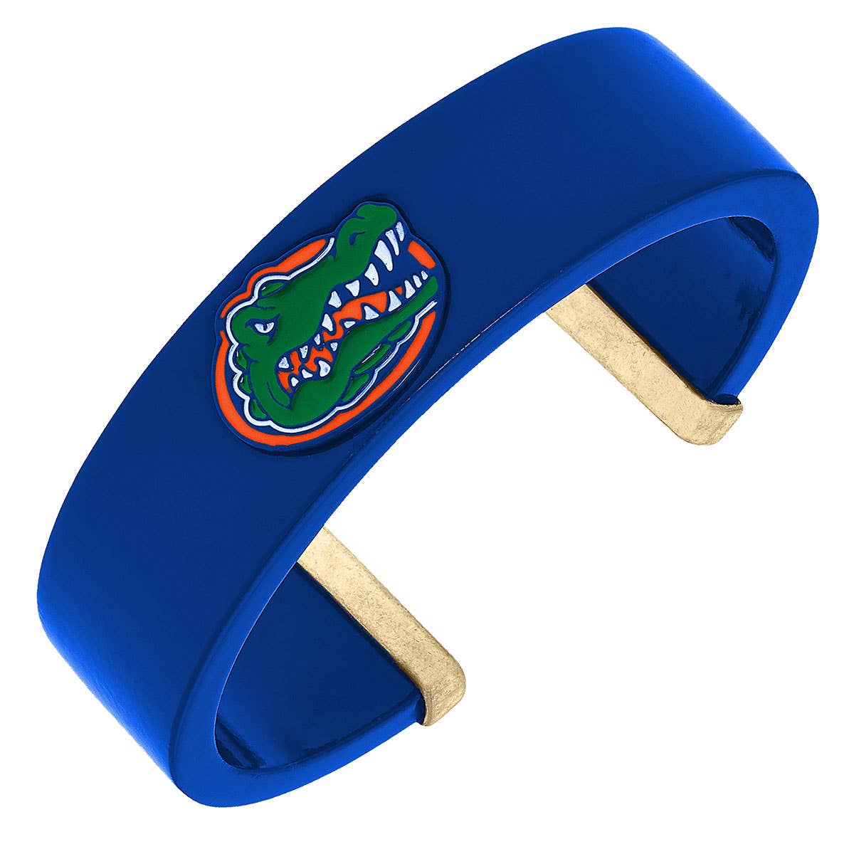 Florida Gators Resin Logo Cuff Bracelet in Blue - The Pink Pineapple 850