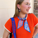 Florida Gators Rhinestone Hoop Earrings - The Pink Pineapple 850