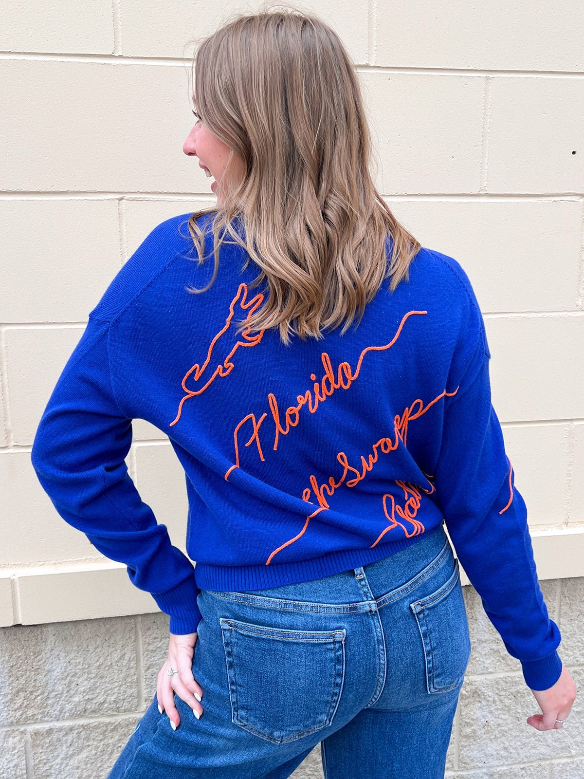 Florida Gators® Script Sweater - The Pink Pineapple 850