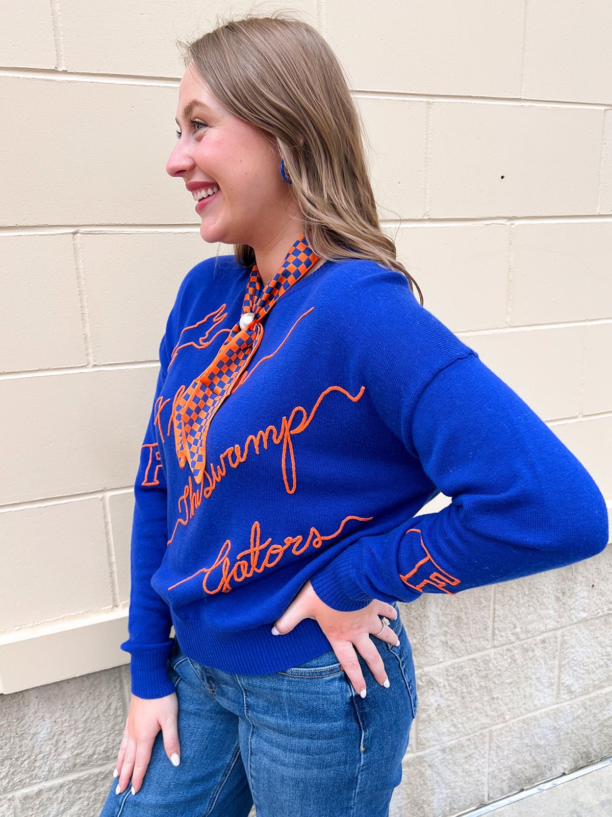 Florida Gators® Script Sweater - The Pink Pineapple 850