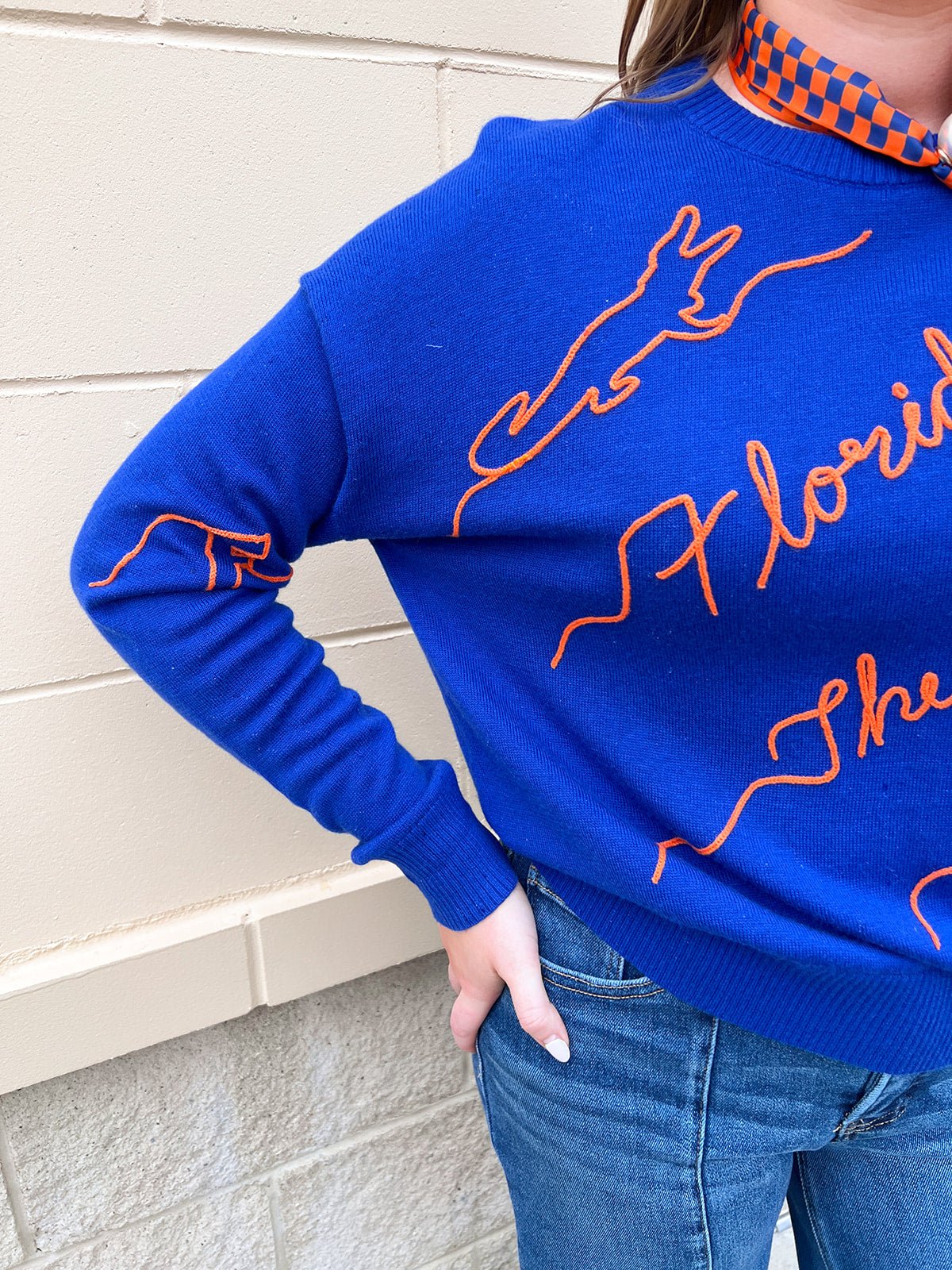 Florida Gators® Script Sweater - The Pink Pineapple 850