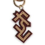 Florida State Beaded Purse Charm - The Pink Pineapple 850