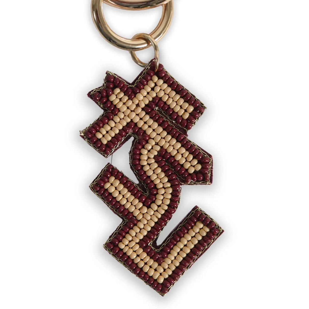 Florida State Beaded Purse Charm - The Pink Pineapple 850