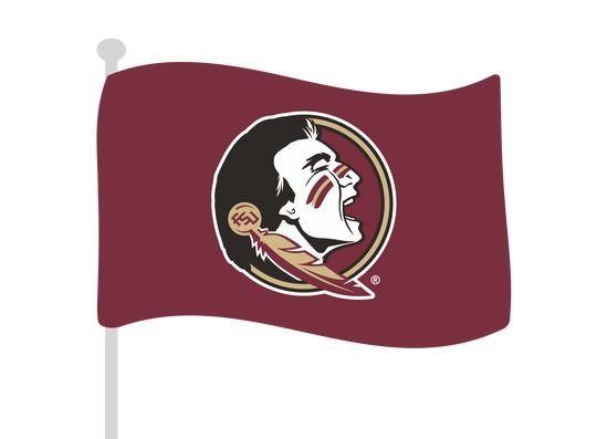 Florida State Metal Flag Garden Stake - The Pink Pineapple 850